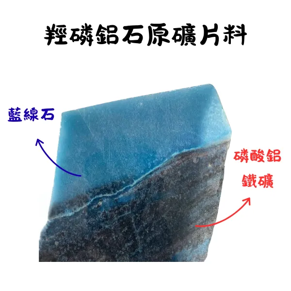 羥磷鋁石原料板片藍線石礦物組成