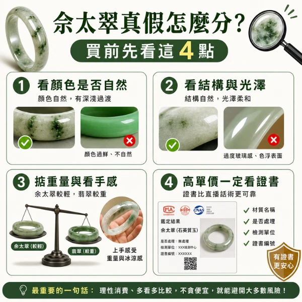 佘太翠真假辨別四大重點